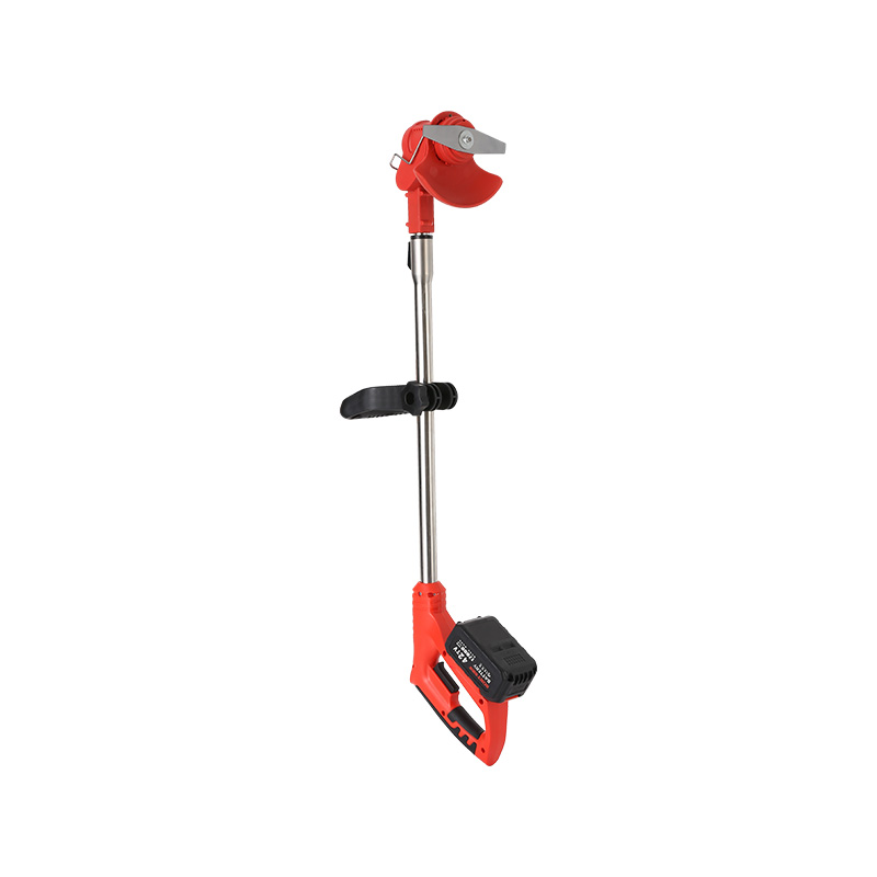 Brushless twin-blade electric lithium hedge trimmer in aluminium box