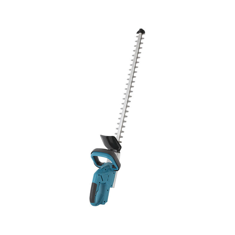 Brushless extension twin-blade lithium hedge trimmer in aluminium case